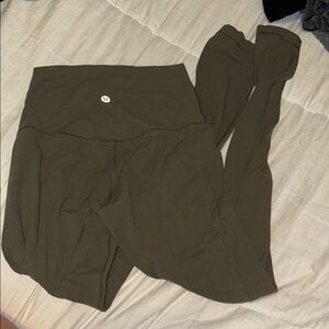 Lululemon Olive Green Leggings